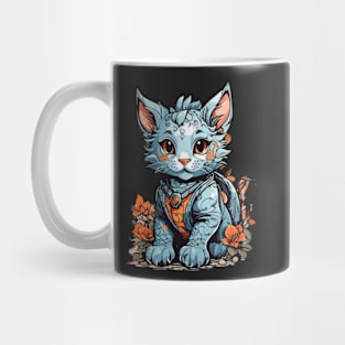 Beautiful blue Dragon Cat Mug